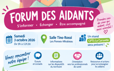 FORUM DES AIDANTS LE 03 OCTOBRE 2026 SALLE TINO ROSSI LES PENNES-MIRABEAU